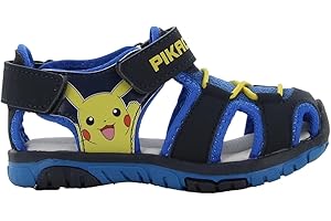 Leomil Pokémon Sandales Garçon Enfants Boyss Chaussures, Chaussures d'été pour enfants