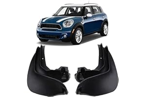 WUURAA 4 Stück Auto Schmutzfänger für Mini Cooper Countryman R60 2008-2017, Schmutzfänger Schlamm spritzwassergeschützte Platte Spritzschutz Kotflügel
