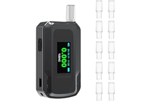 Homcoice Éthylotest Electronique Police avec 10 Embouts, Alcootest capteur électrochimique et Rechargeable par USB, Alcoometre Portable pour Usage Domestique ou Automobile