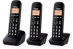 PANASONIC Cordless Trio KX-TGB613JTB Nero