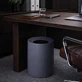 12 Litre Gizli Poşetli &Ccedil;&ouml;p Kovası &ndash; Minimalist Ofis & Home Office Masa Altı &Ccedil;&ouml;p Kutusu, Modern Tasarım