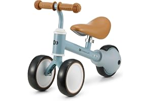 Kinderkraft Balanscykel CUTIE, balanscykel med stödhjul, springcykel, gåcykel, cykel utan pedaler, trehjuling, i metall, modern design, säker konstruktion, för barn från 1 år