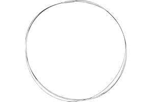 JANNI-SHOP-KETTEN Halsreif Kunststoff schwarz 4-reihig in 42 und 45 cm Länge mit dünnem 2,2 mm Drehverschluss passend für gebohrte Edelsteine mit 2,5 mm Bohrung