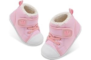 JOINFREE Baby Winter Booties Infant Girls Boys Indoor Outdoor Newborn Crib Shoes Toddlers Cozy House Shoes Baby Winter Walking Shoes