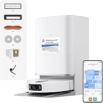 XIAOMI Robot Vacuum H40 : Aspiration 10 000 Pa, Navigation LDS, Cartographie Intelligente, Brosse Anti-enchevêtrement, Vidage Auto, 180 Min D'autonomie, Appli Home, Contrôle Vocal