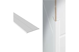 HOME SMART Homesmart White Plastic Flexi Angle Trim 25mm x 25mm x 2.5m Durable & Flexible Wall Protector for Windows, Doors Easy to Install Corner Frame Protection Guard for Residential & Commercial Use