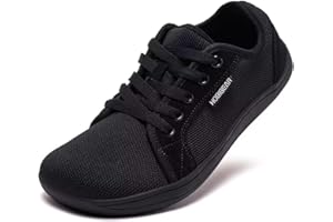 HOBIBEAR Unisex Calzado Descalzo Minimalistas Hombres Mujeres Zapatillas Ligeras Flexibles para Exterior Interio Ligeros y Transpirables