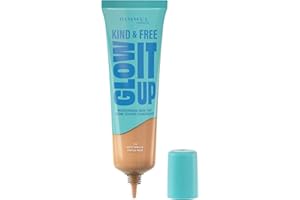 Rimmel London | Kind & Free Glow it up | Base de Maquillaje Líquida | Rose Vanilla 150 | 30ml