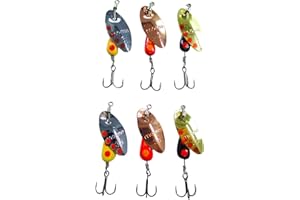 momolures Leurres de truite en ligne avec lame spinner 3,5 g 4,7 g la couleur la plus efficace assortie