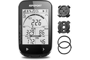 iGPSPORT BSC100S GPS Bike Computer Wireless, 2.6 inch LCD Display 40H Rechargeable Waterproof Cycling Computer