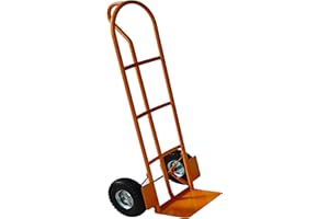 MODERN GROUP Sack Truck Hand Cart Heavy Duty w/Solid Tyres 650Ibs Max Load Puncture Proof Tyres with Wheel Protector Plates For Increased Load Balance and Support When Moving Wide Objects