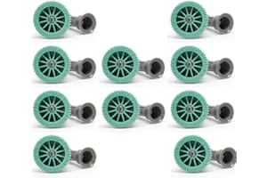 HUNTER IRRIGATION Tobera para difusores de riego. ALCANCE 1,20 METROS. Ángulo de riego REGULABLE 0 a 360º. Rosca hembra compatible con Hunter, Rain Bird, Irritrol, KRain, Signature. Pack 10 BOQUILLAS de alta calidad