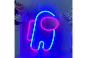 YUEYYNS Astronaute Néons Enseigne au Néon Astronaute Veilleuse Néon LED Enseignes avec USB ou Piles pour Chambre d'enfant, Bar, Restaurant, Salle de Jeux, Noël, Saint-Valentin