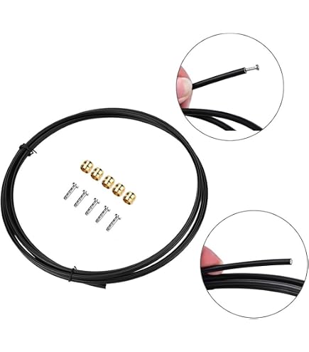 SRAM Lot De 4 Crochets Hydrauliques Rotatifs Pour Câbles Et Durites – Noir, Taille Unique, Pour VTT Et Route
