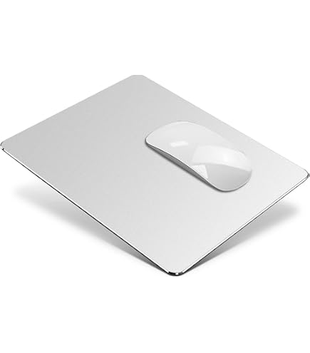 Tapis De Souris Gaming En Verre Trempé 320x360 Mm Blanc - Surface Ultra Glissante Pour Précision FPS