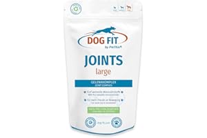 DOG FIT by PreThis® Joints für Hunde I Mit Glucosamin, MSM, Kollagen, Teufelskralle & Weihrauch I Ohne Zusätze I Large ab 25kg