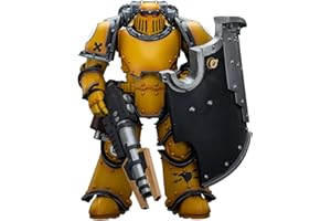 LEBOO JOYTOY Warhammer 40k Imperial Fists Legion MkIII Breacher Squad Breacher Legion Breacher z Lascuterem 12,2 cm kolekcjonerski model prezenty