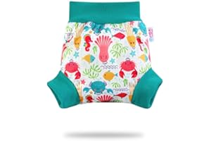 Petit Lulu Pull Up Cloth Nappy Wrap | Size M | Washable Diaper Wrap | Reusable Cloth Nappies | Made in Europe