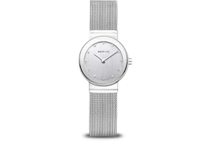 BERING Women's Quartz Movement Watch - Classic Collection with Stainless Steel and Sapphire Glass 10126-XXX