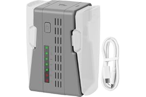 LYONGTECH 45 W batteriladdare med förvaringsladdning för DJI Neo 2 drönare, dubbel tvåvägs laddningsnav, snabbladdning två ba