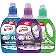Fortune laundry detergent Liquid-Power Gel-2L For All Washing Machines-2X Power Vs Powder-Deep Clean Technology Perfect Cleanliness-Long Lasting Freshness(Blue+Jasmine + Lavender) Pack of 3