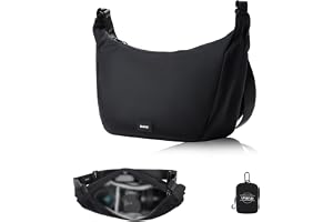 ULANZI Kameraväska axelväska Sling Bag snygg med skiljeväggar lätt förvaringsväska för DSLR-kamera kameratillbehör resa utomh