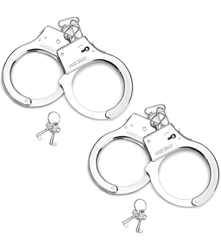 Hand Cuffs Stainless Steel Red Fluffy Handcuffs For Ankles And Wrist With
