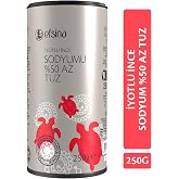 Efsina Sodyumu%50 Azaltılmış Tuz 250 g Potasyumlu Sofra Tuzu