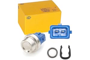 HELLA 6PT 009 107-551 Sensor, coolant temperature - 12V - 2-pin connector - Plugged - with seal - with retaining ring
