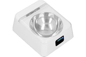 Mrisata Haustier-Futternapf mit Offener Abdeckung, Automatischer Deckel, Induktions-Futternapf, Haustier-Smart-Futternapf, Haustier-Smart-Feeder, Induktions-Deckelöffnung,