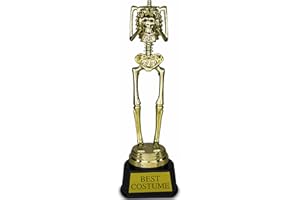 AMSCAN TROPHY:SKELETON-BEST COSTUME