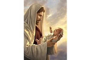 MXJSUA DIY 5D Diamond Painting Kits de Taladro Redondo Rhinestone Picture Art Craft para decoración de la Pared del hogar 30x40 cm Jesucristo Religioso