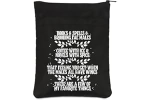 PLITI ACOTAR Book Sleeve Sarah J Maas Gift Velaris Gift Bat Boys Gift FAE Fans Gift Fantasy Romance Book Sleeve (Favorite Things BSblU)