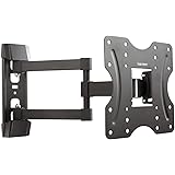 Vultech BTV-D2342LITE Supporto Staffa a Muro, Inclinabile +3° -10° per TV a Schermo Piatto LED LCD Plasma da 23’’ a 42’’, VES