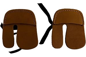 Namvo 2 st ko läder bågskytte fingrar flikar för utomhus jakt båge bågskytte fingerskydd