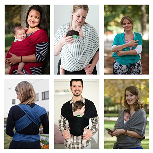 Babytragetuch für Neugeborene | Das perfekte Geschenk | Designed in Berlin & London | Empfohlen von Hebammen | von BabyChamp - 8