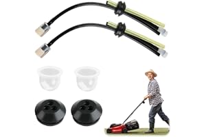 RICHSTORY Strimmer Fuel Pipe, Universal Grass Fuel Line Hose Tube Petrol Trimmer Fuel Pipe Hose Washer Tank Seal Grommet Accessories for Brushcutter Trimmer Mower Hedge Trimmer