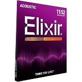 Elixir 16027 Nanoweb Phosphor Bronze Akustik Gitar Teli (11-52)