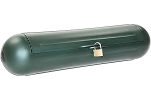 as - Schwabe Cassetta di sicurezza - Per spine e accoppiatori CEE all'aperto - Protezione affidabile contro le influenze esterne - Con piccola serratura - Eccellente per l'uso esterno - verde