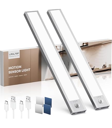Luce Incasso Armadio Cucina Lampada LED Da Incasso Con Sensore Di Movimento - USB, Dimmerabile, Per Armadi, Cucina, Interno/Esterno Illuminazione Intelligente Per Interni Ed Esterni