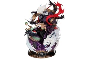 SKLTN Enma Roronoa Zoro Figure d'action Anime One Piece Haoshoku Haki King of Hell Combat Version Statue de Bureau Mobile Assembled Figure Decoration Ornaments 21CM