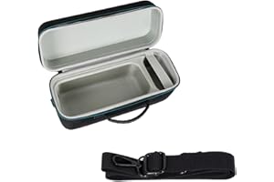 ZLiT Hartschalen-Reise-Tragetasche für Bose SoundLink Max tragbare Lautsprechertasche, schützende Aufbewahrungstasche (schwarz)