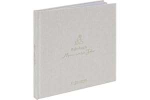 Little Dutch 4741 Babybuch "Mein erstes Jahr" Baby Bunny beige - Newborn Naturals