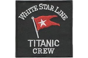 ANOTHER QUALITY PRODUCT FROM KLICNOW Titanic Crew (White Star Line) Patch 7.5CM X 7.5CM (3" X 3")