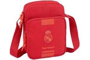 Safta Real Madrid Sac bandoulière 22 Centimeters Rouge (Rojo)
