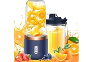 EBKCQ Blender Portable Smoothie Mixer, Mixeur Rechargeable USB Portable Blender, 450ml Portable Blender Shakes for Travel, Car, Gym, Personal Baby Food