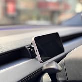 حامل هاتف مغناطيسي متوافق مع Morpiko Tesla Model Y Juniper MagSafe، سهل التركيب داخل السيارة،
