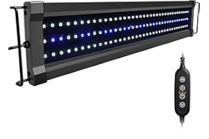 NICREW ClassicLED G2 oświetlenie akwarium, sterowana lampa LED ze światłem księżyca, wodoszczelność IP67, do akwariów słodkowodnych, 60-80 cm
