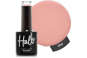 Halo Gel Polish 8ml - Elise. UV/LED Gel Nail Polish, Long Lasting & Easy To Apply. Nail Art Colours For Manicure & Pedic