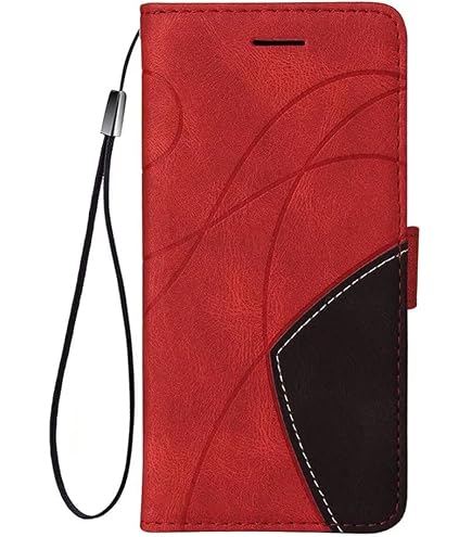 Leather Cover per Realme C53, Portafoglio a Libro in Pelle